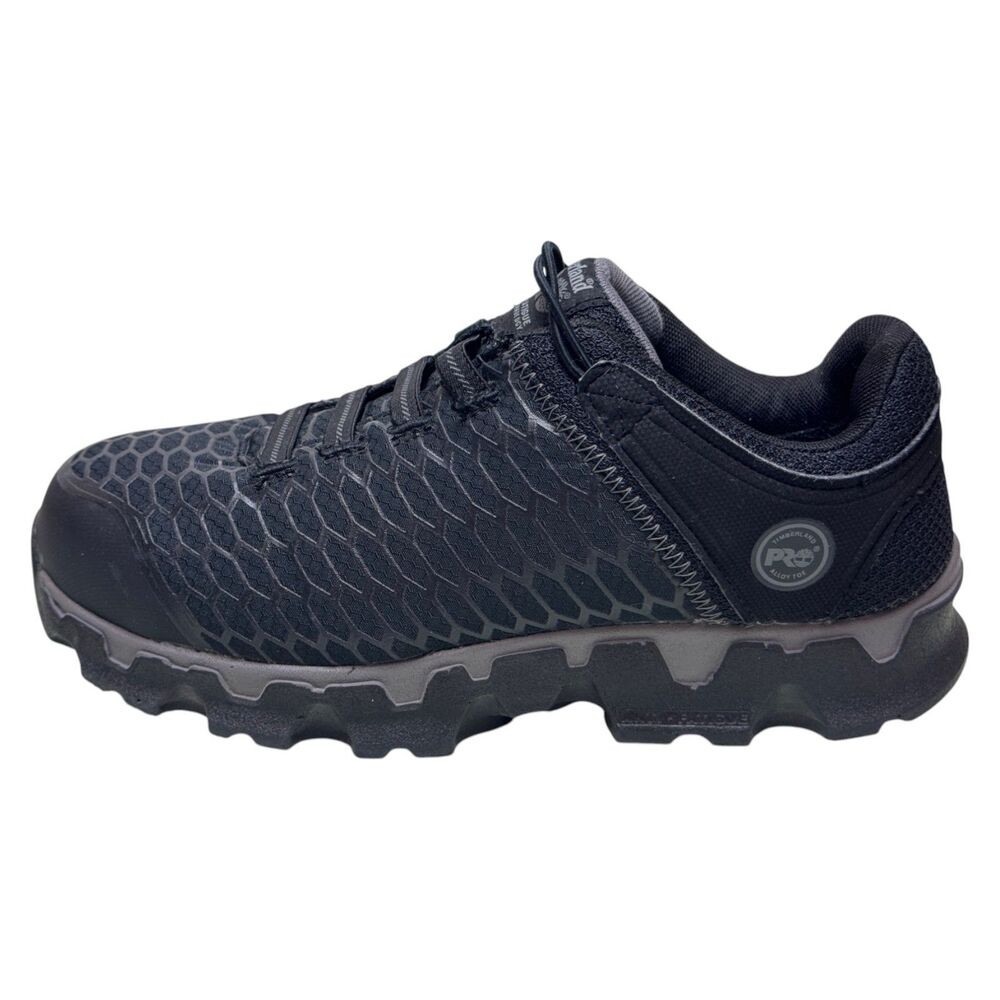 Timberland PRO Men's Powertrain Sport Slip-On Alloy Safety Toe Work Shoe Sz 7.5W